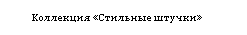Подпись: Коллекция «Стильные штучки»

